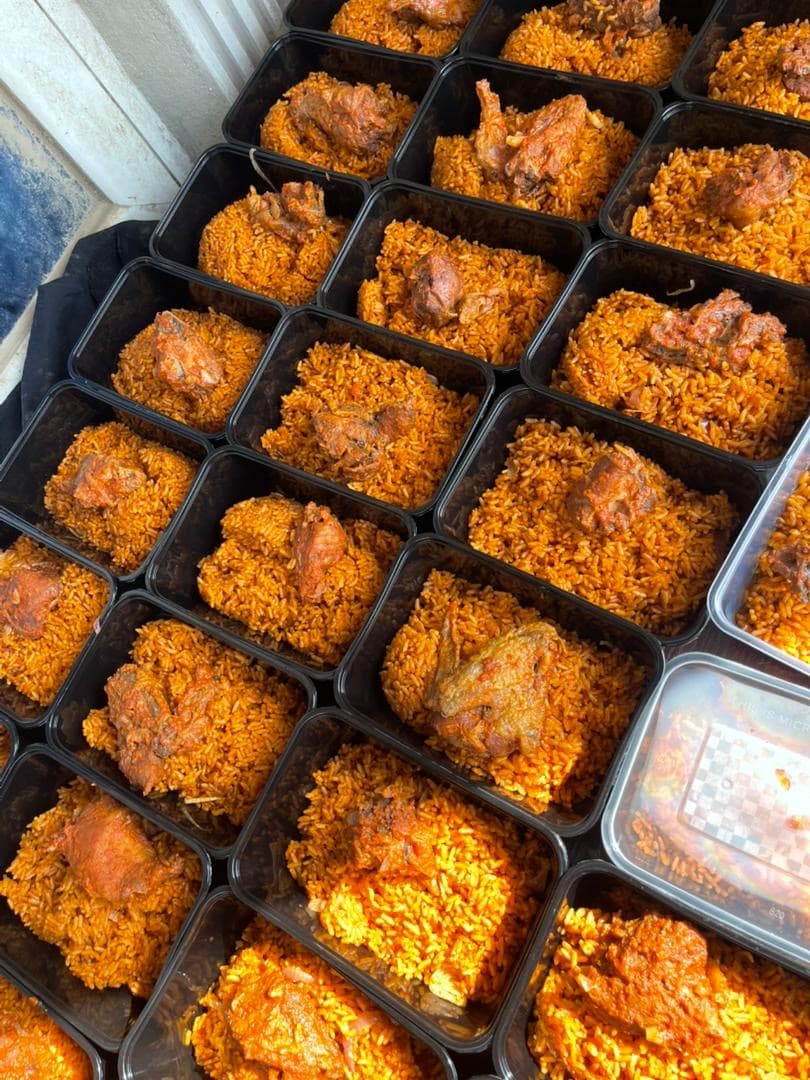 Rice sets prepared for distribution